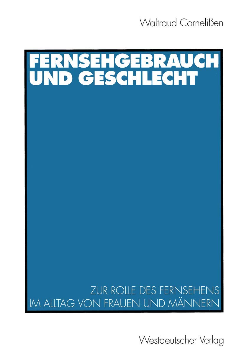Product Image: Fernsehgebrauch und Geschlecht