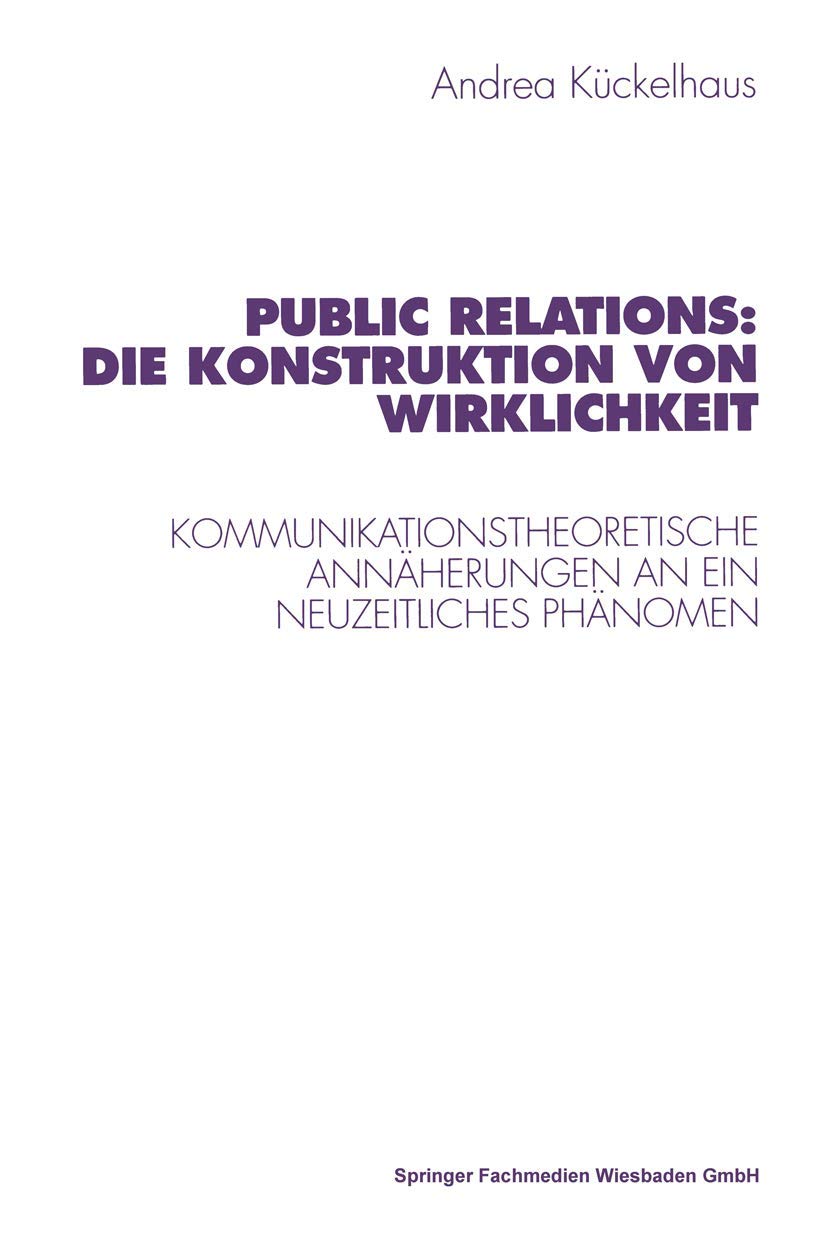 Public Relations: Die Konstruktion von Wirklichkeit Law