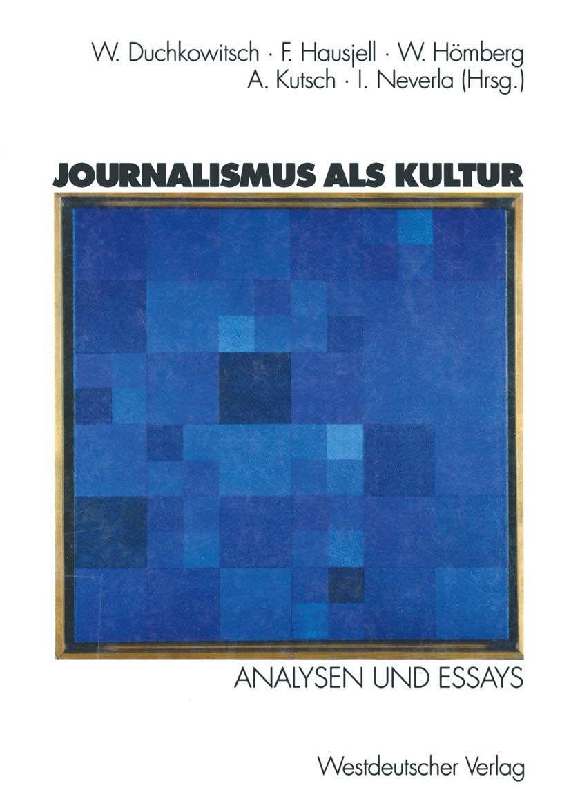 Journalismus als Kultur Law