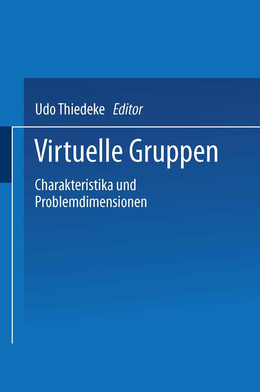 Virtuelle Gruppen: Charakteristika und Problemdimensionen Law