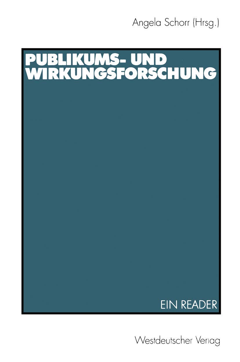 Publikums- und Wirkungsforschung Law