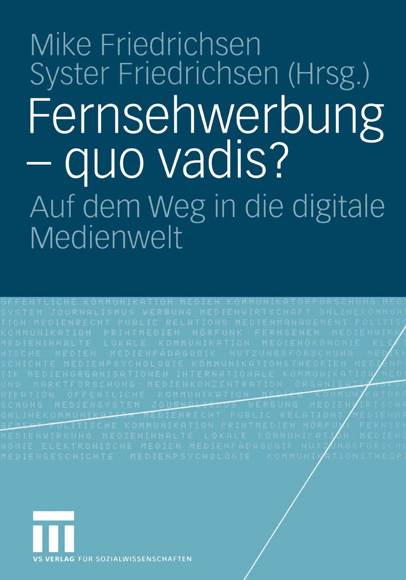 Fernsehwerbung - quo vadis? Law Books