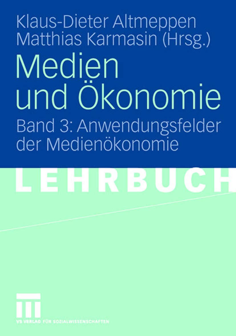 Medien und Ökonomie book