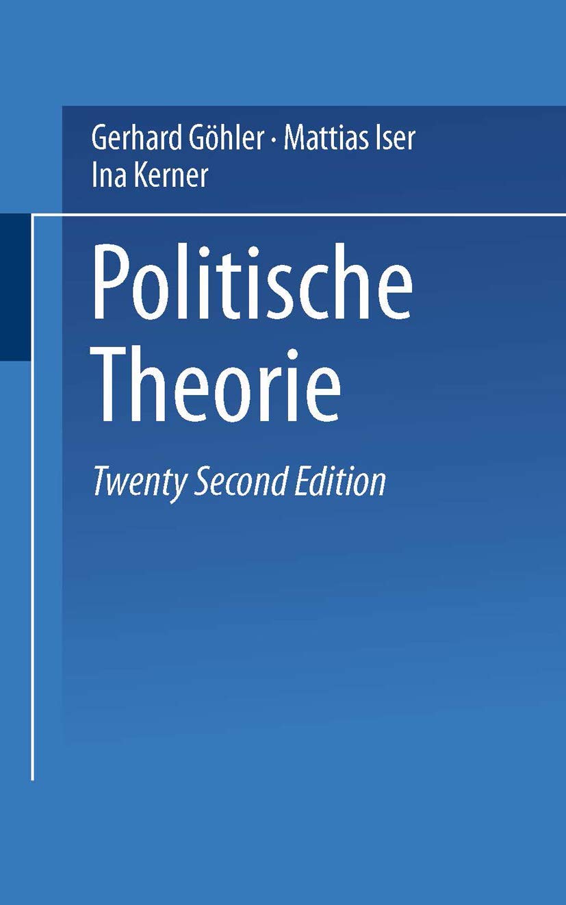 Politische Theorie: 22 umkämpfte Begriffe zur Einführung Law