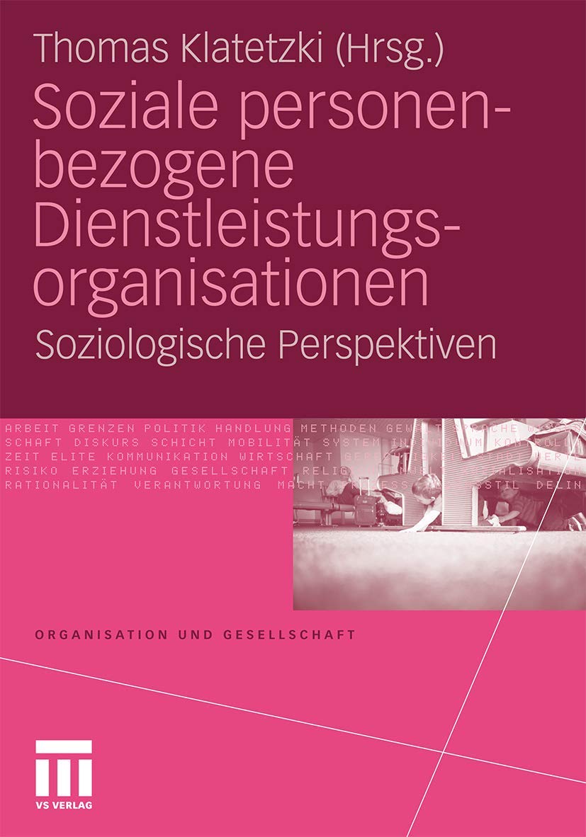 Soziale personenbezogene Dienstleistungsorganisationen book
