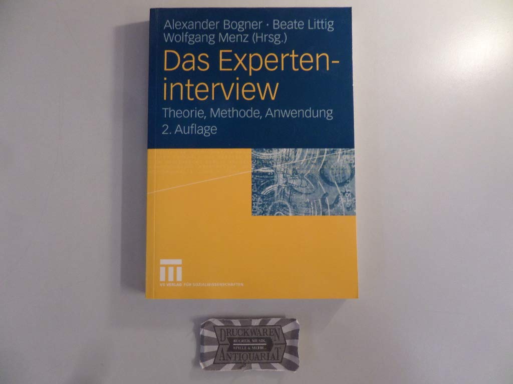Das Experteninterview: Theorie, Methode, Anwendung Law Books