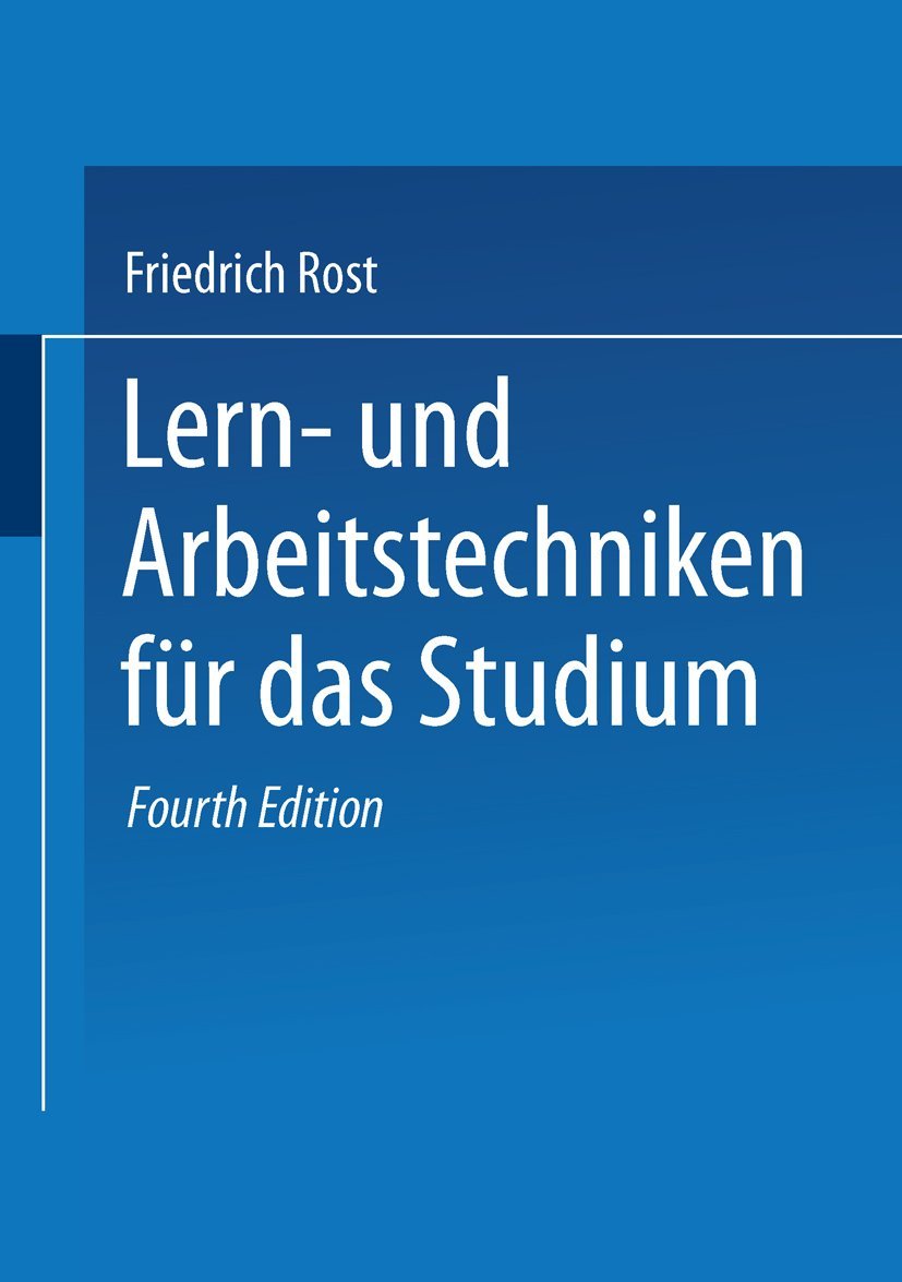 Lern- und Arbeitstechniken für das Studium General education