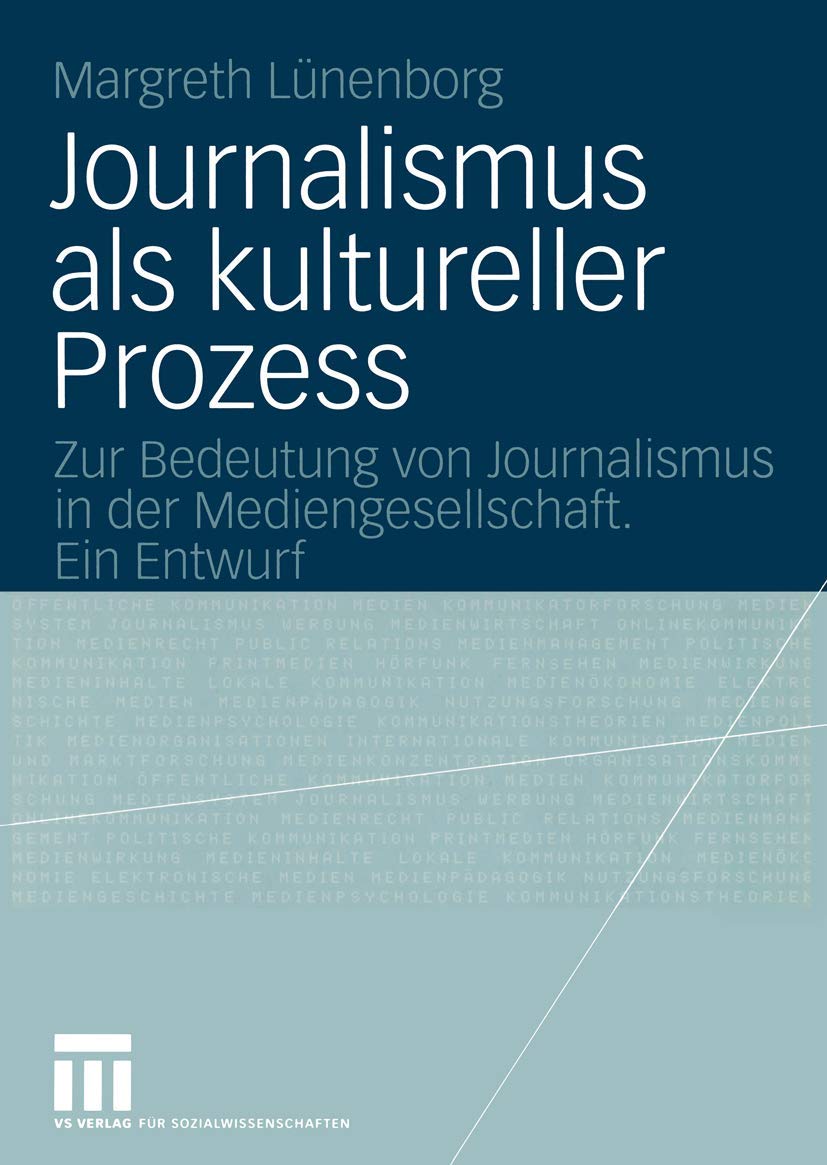 Journalismus als kultureller Prozess Law