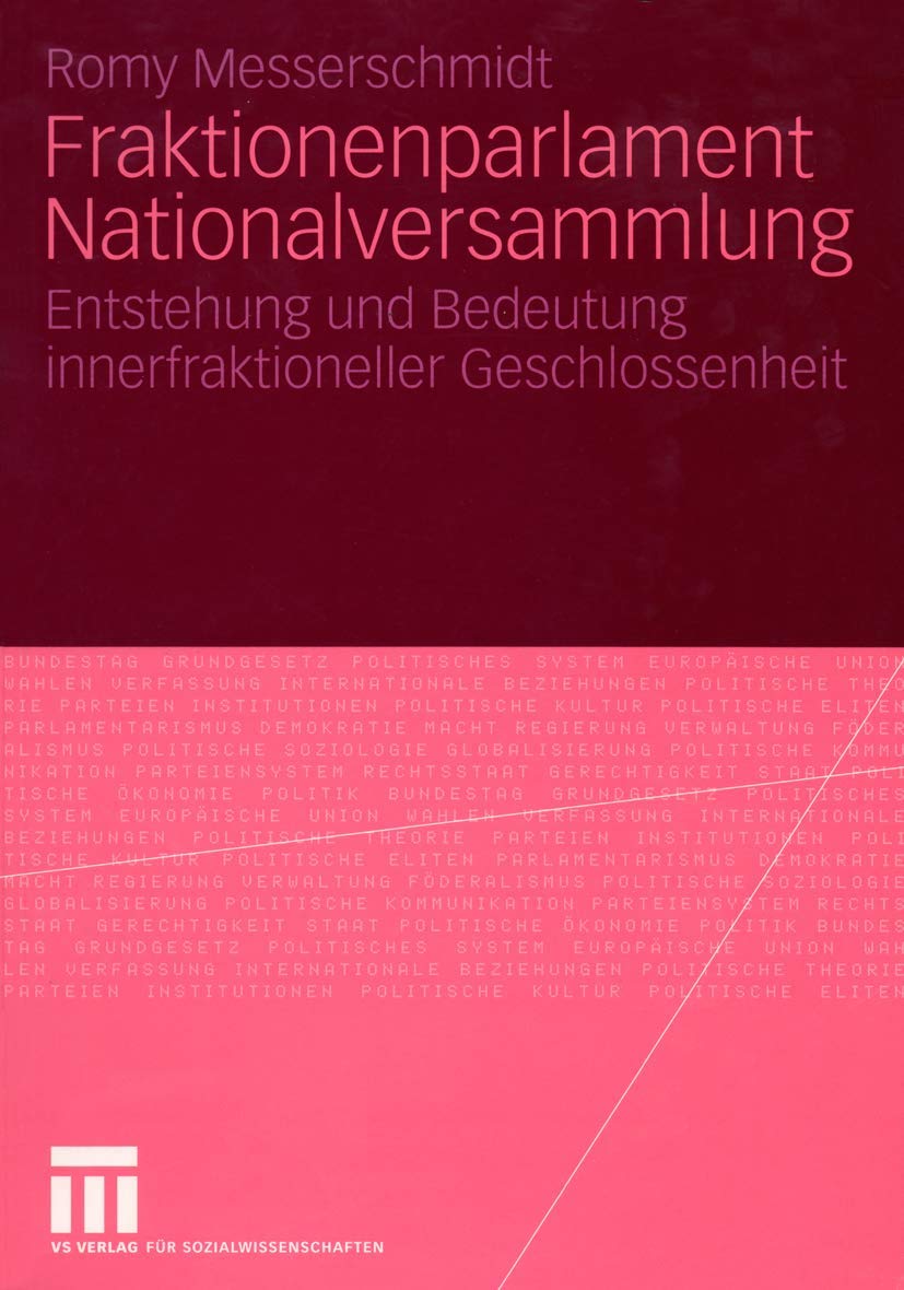 Fraktionenparlament Nationalversammlung Law