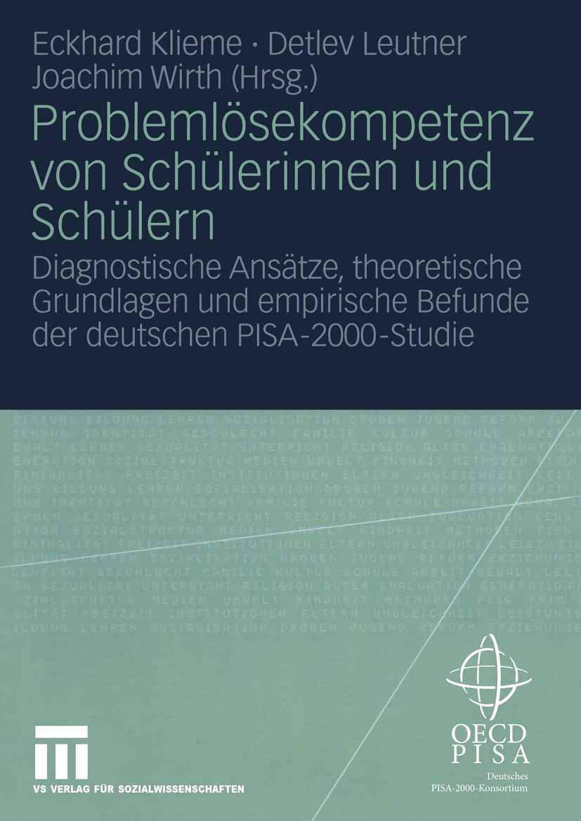 Problemlösekompetenz von Schülerinnen und Schülern Learning & Reference
