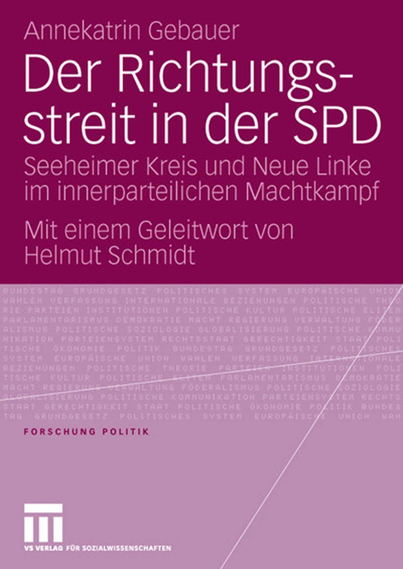 Der Richtungsstreit in der SPD book