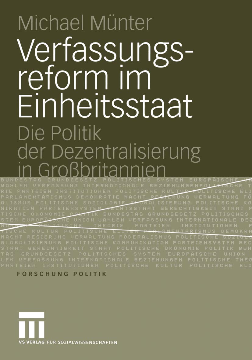 Verfassungsreform im Einheitsstaat Law Books