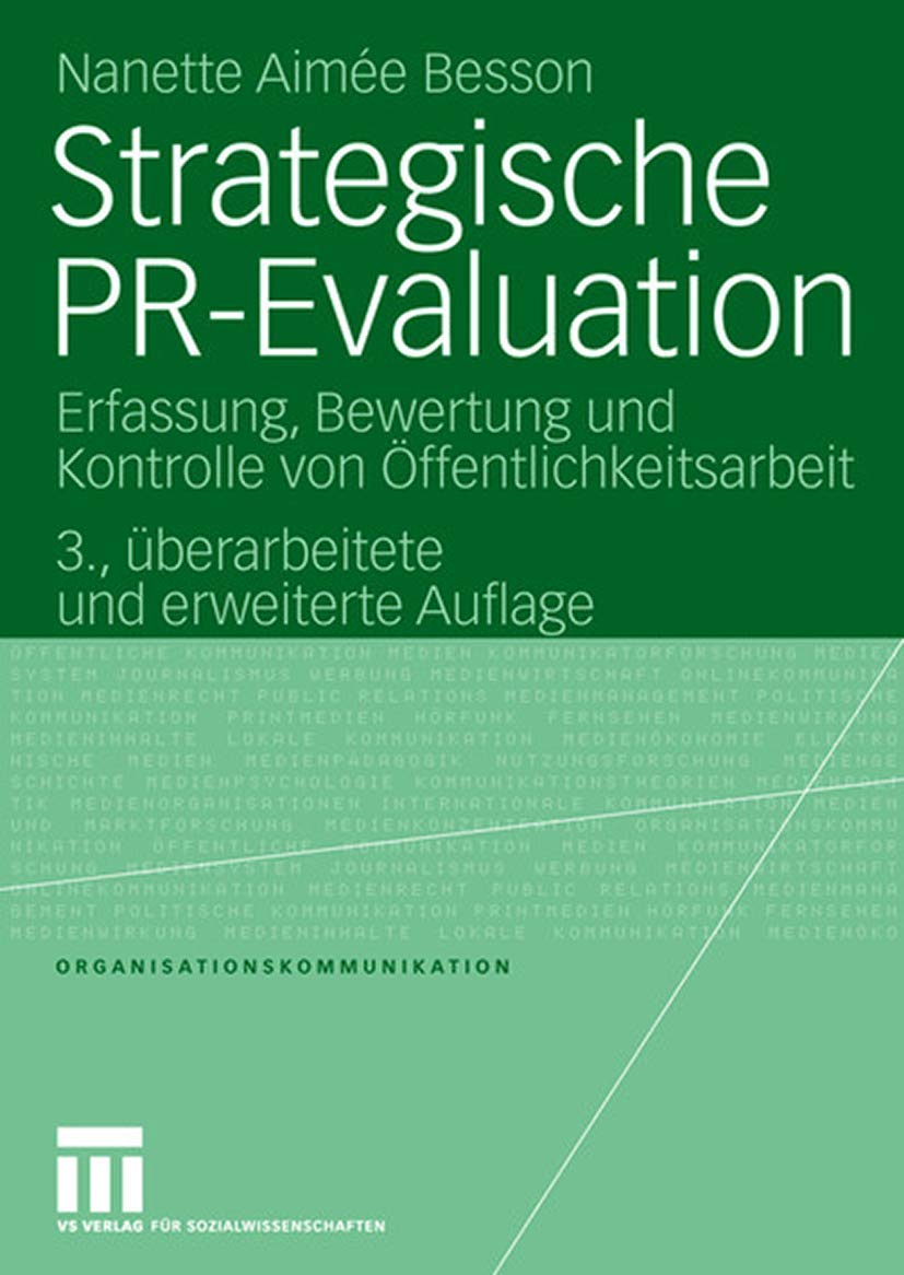 Strategische PR-Evaluation Law Books