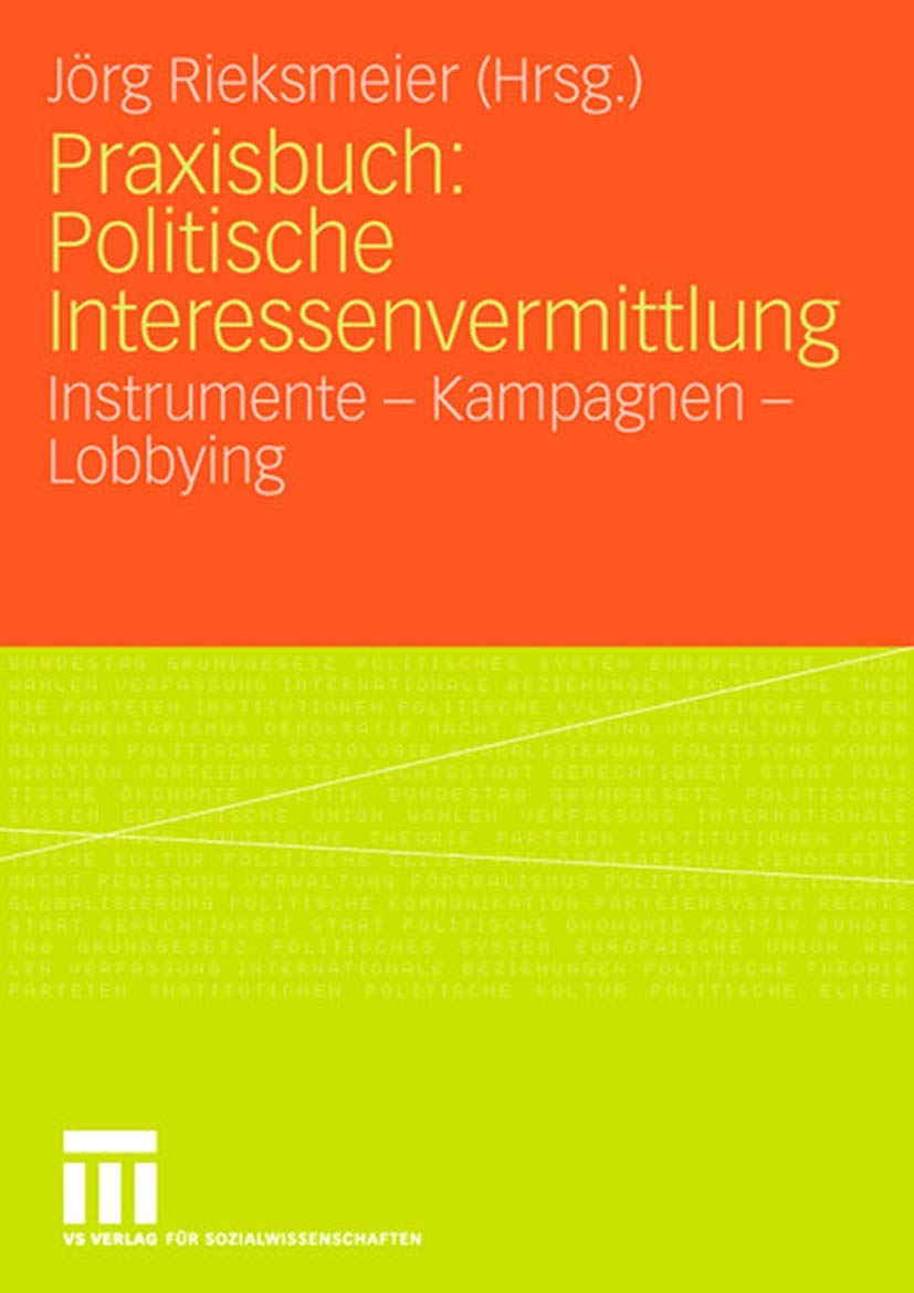 Praxisbuch: Politische Interessenvermittlung Law