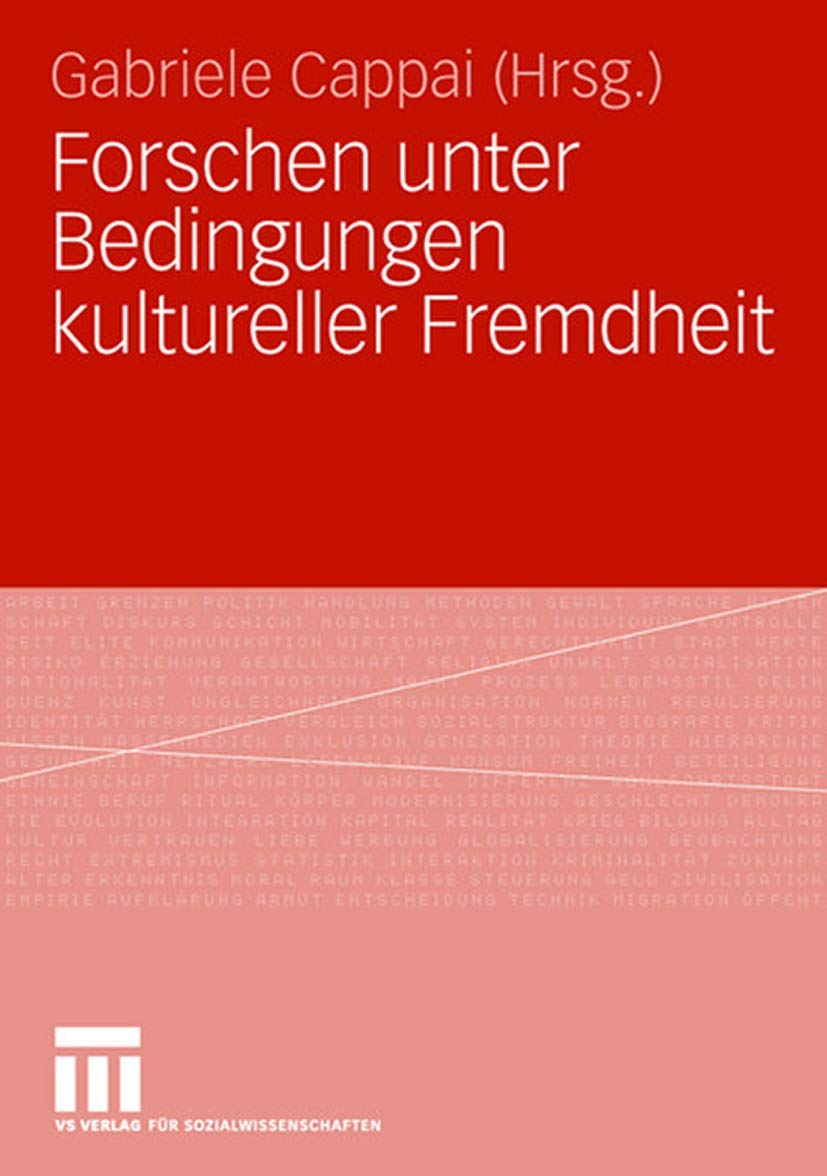 Forschen unter Bedingungen kultureller Fremdheit Law