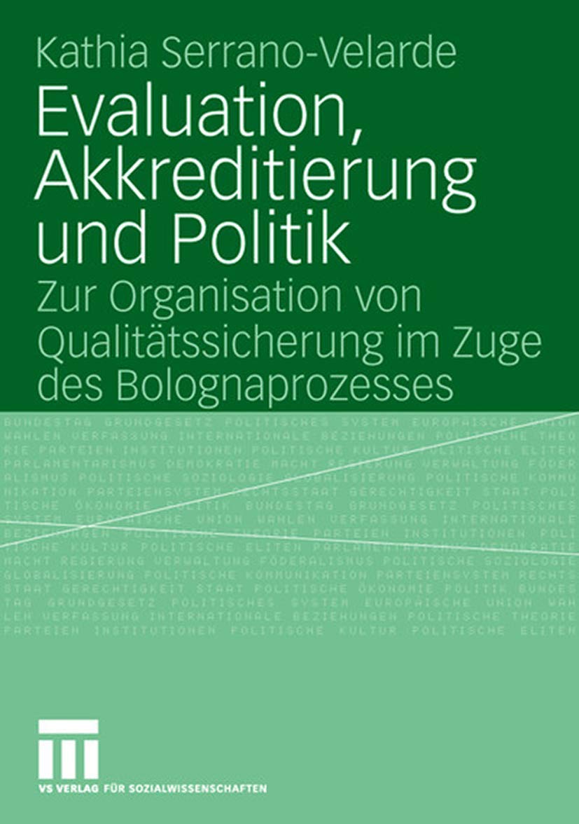 Evaluation, Akkreditierung und Politik book