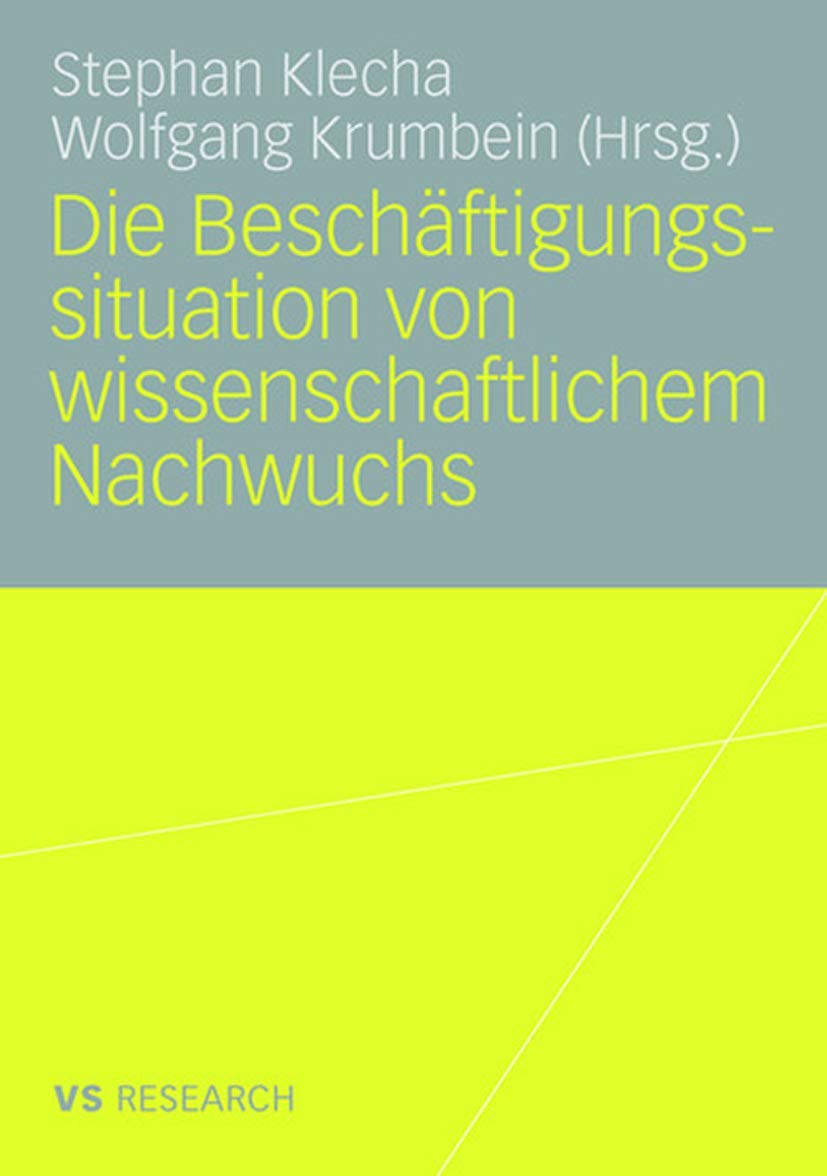 Die Beschäftigungssituation von wissenschaftlichem Nachwuchs Law