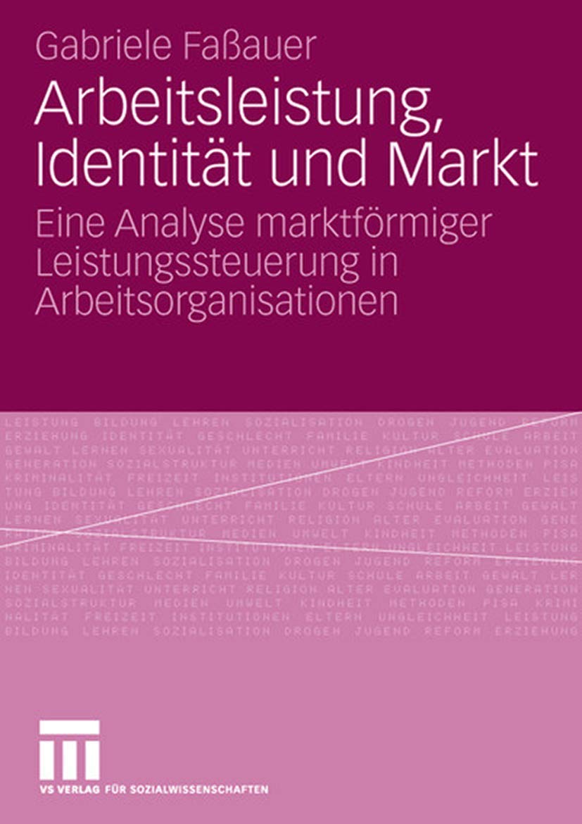 Arbeitsleistung, Identität und Markt Law
