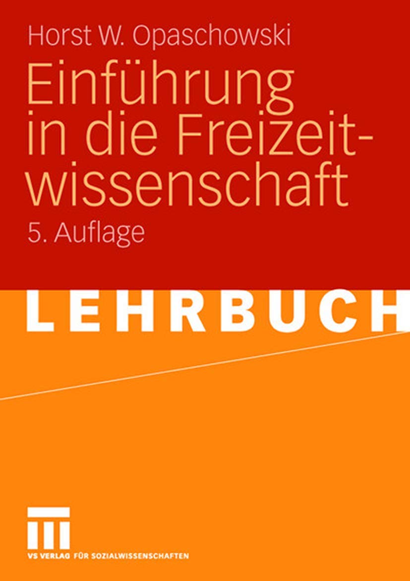 Einführung in die Freizeitwissenschaft Law