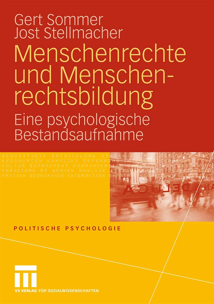 Menschenrechte Und Menschenrechtsbildung: Eine psychologische Bestandsaufnahme (Politische Psychologie) (German Edition) Psychology