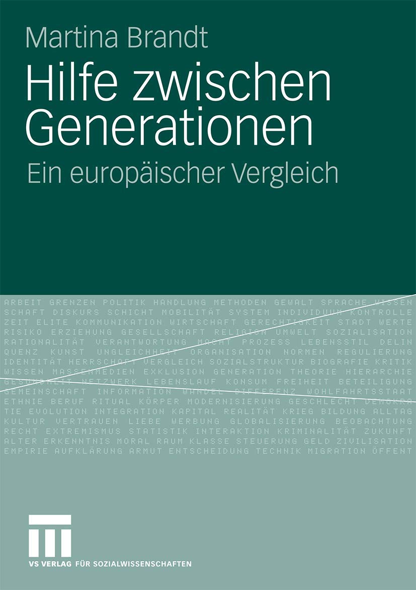 Hilfe Zwischen Generationen: Ein europäischer Vergleich (German Edition) Law