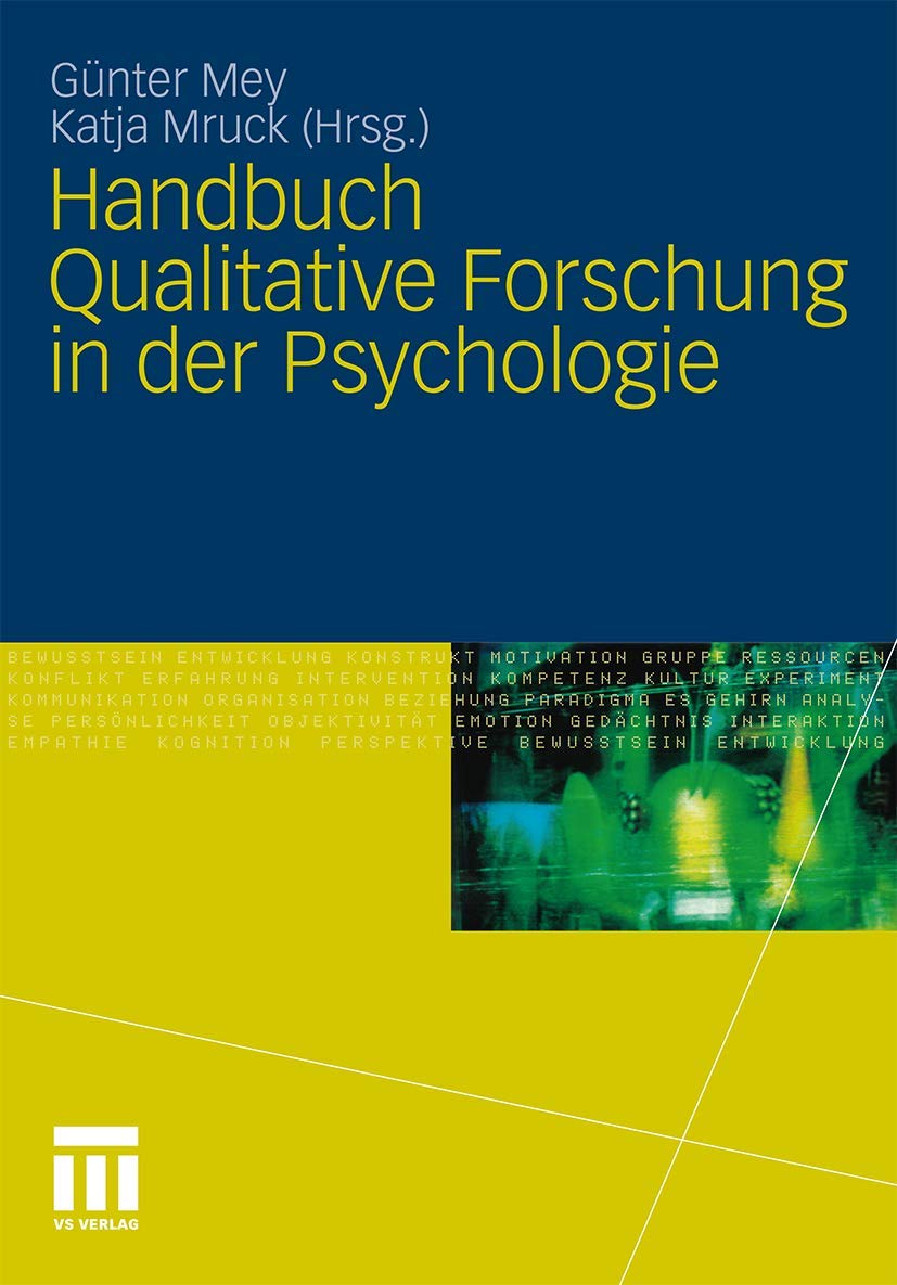 Handbuch Qualitative Forschung in der Psychologie Social Sciences
