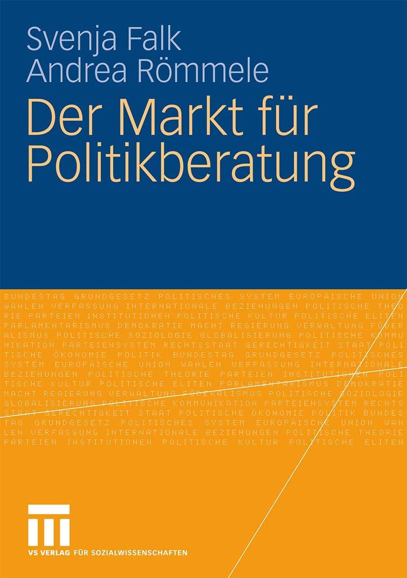 Der Markt Für Politikberatung (German Edition) Law