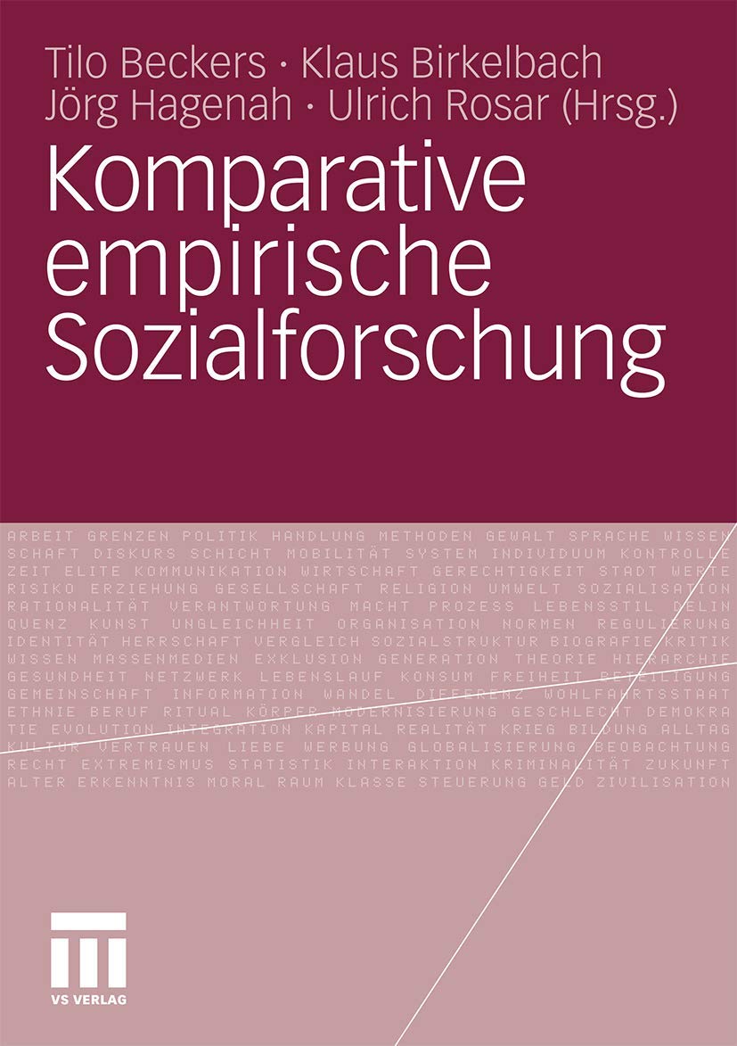 Komparative empirische Sozialforschung Law