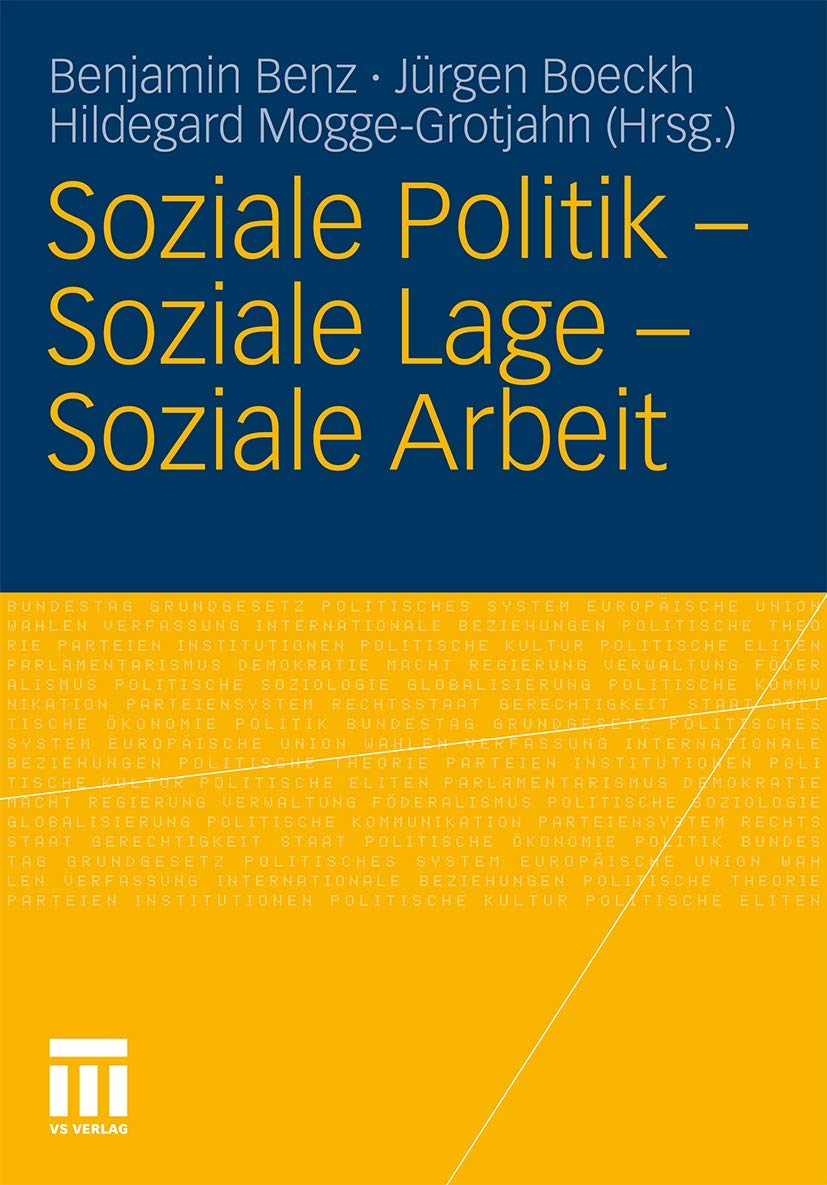 Soziale Politik - Soziale Lage - Soziale Arbeit Law