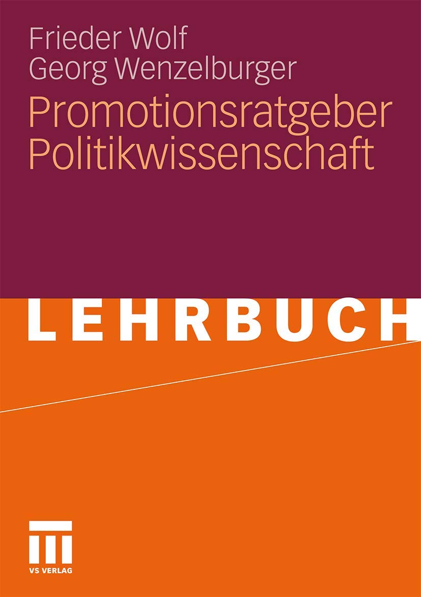 Promotionsratgeber Politikwissenschaft Law