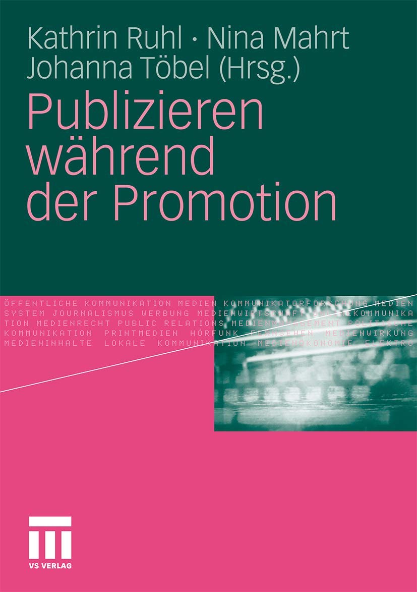 Publizieren während der Promotion Law