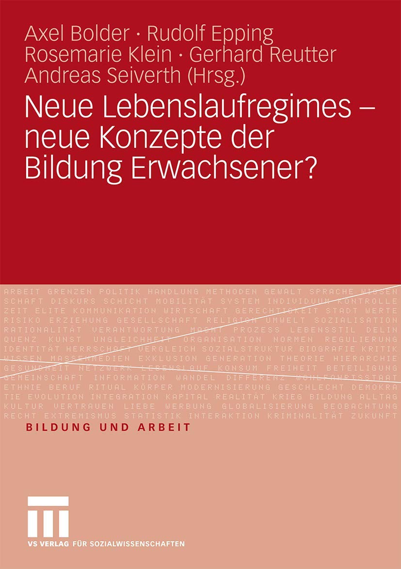 Neue Lebenslaufregimes - neue Konzepte der Bildung Erwachsener? Law