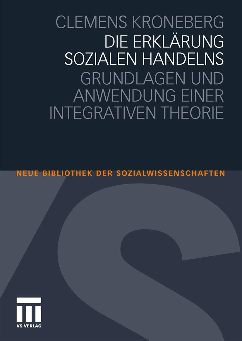 Die Erklärung sozialen Handelns book