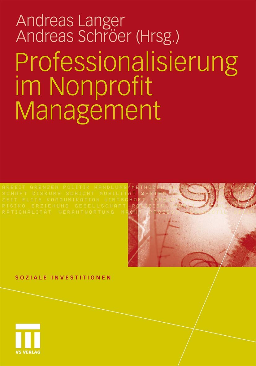 Professionalisierung im Nonprofit Management Law