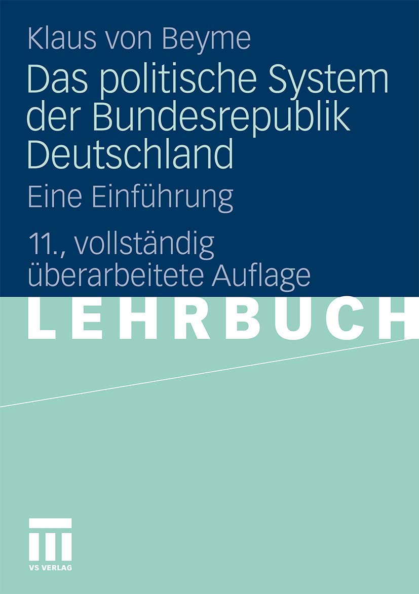 Das Politische System der Bundesrepublik Deutschland: Eine Einführung (German Edition) Law