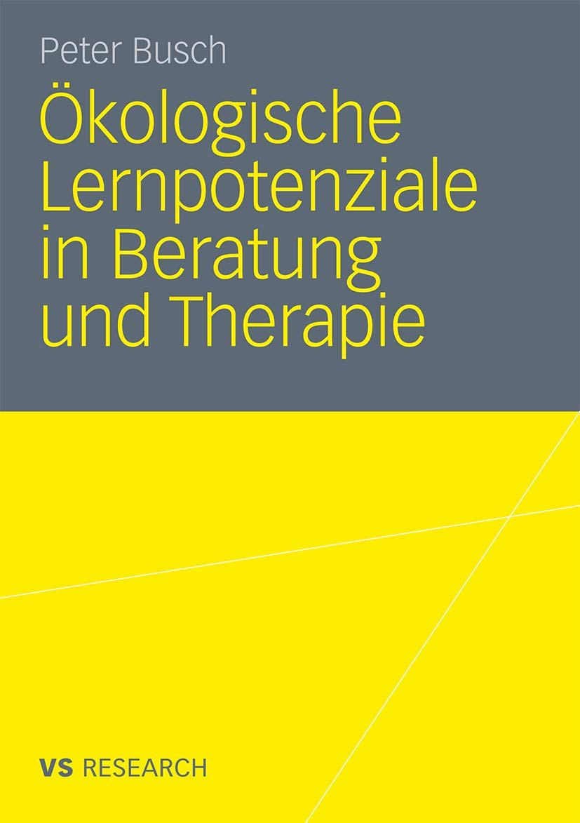 Ökologische Lernpotenziale in Beratung und Therapie book