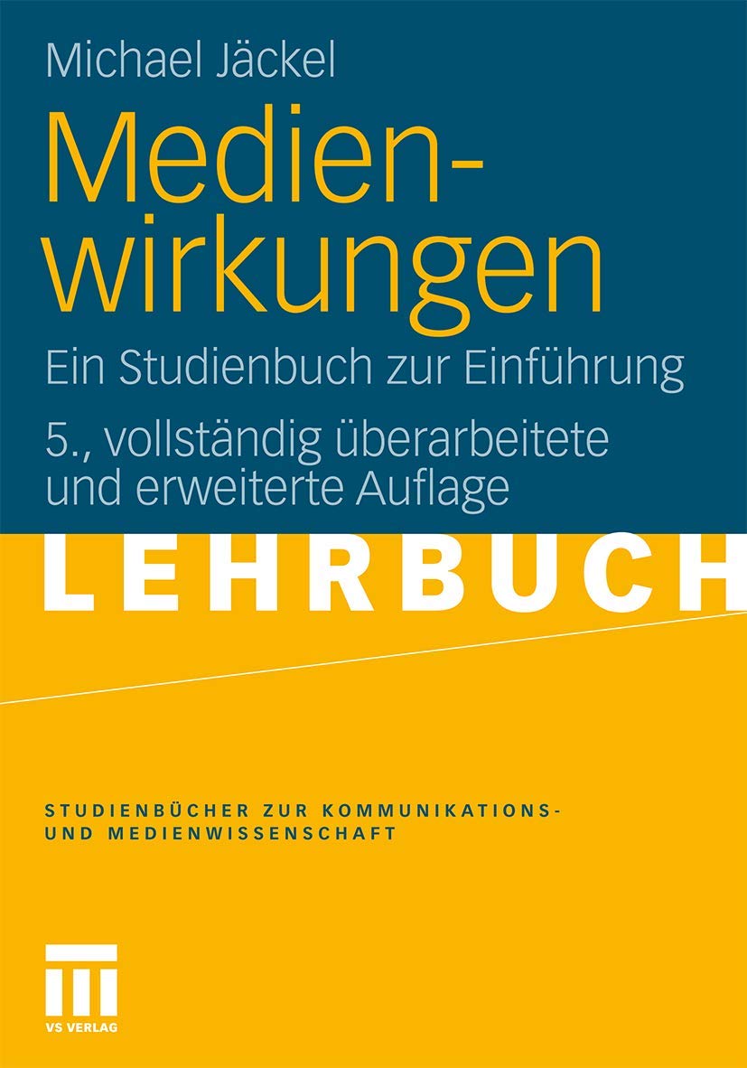 Medienwirkungen Law Books