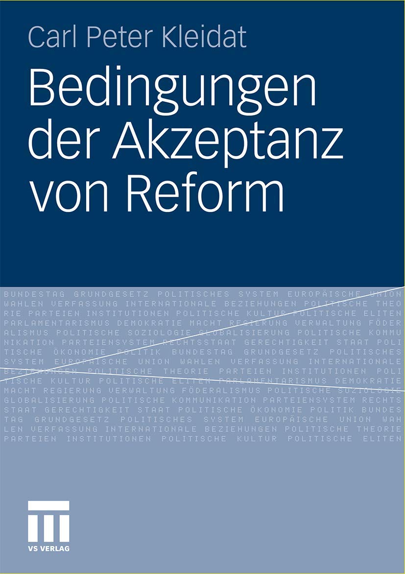 Bedingungen der Akzeptanz von Reform Law