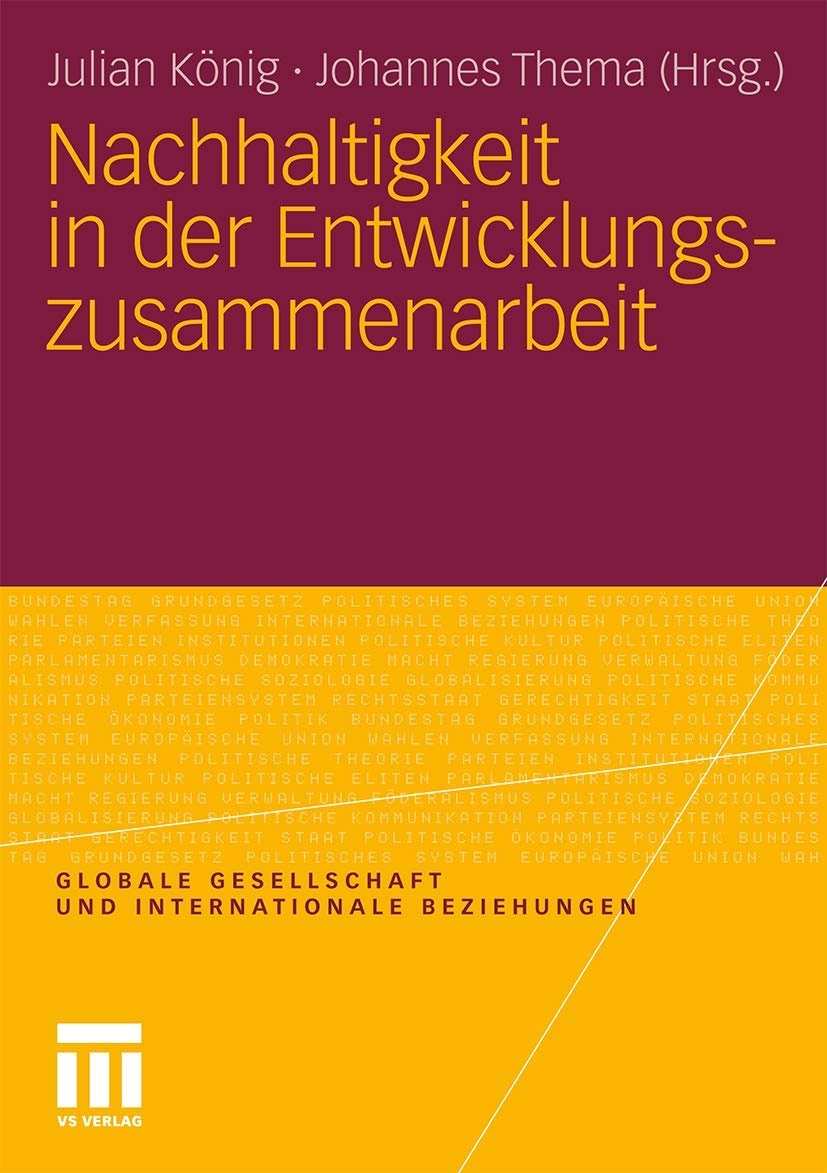 Nachhaltigkeit in der Entwicklungszusammenarbeit Law