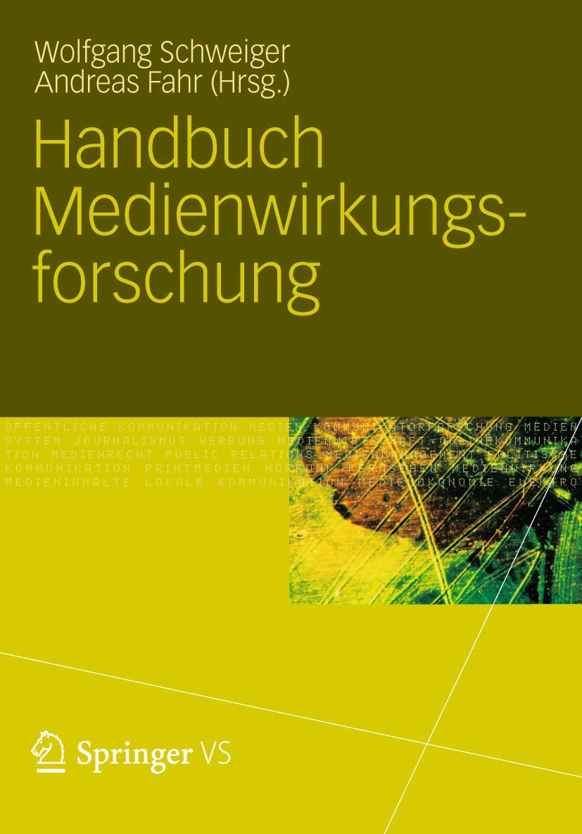 Handbuch Medienwirkungsforschung Law