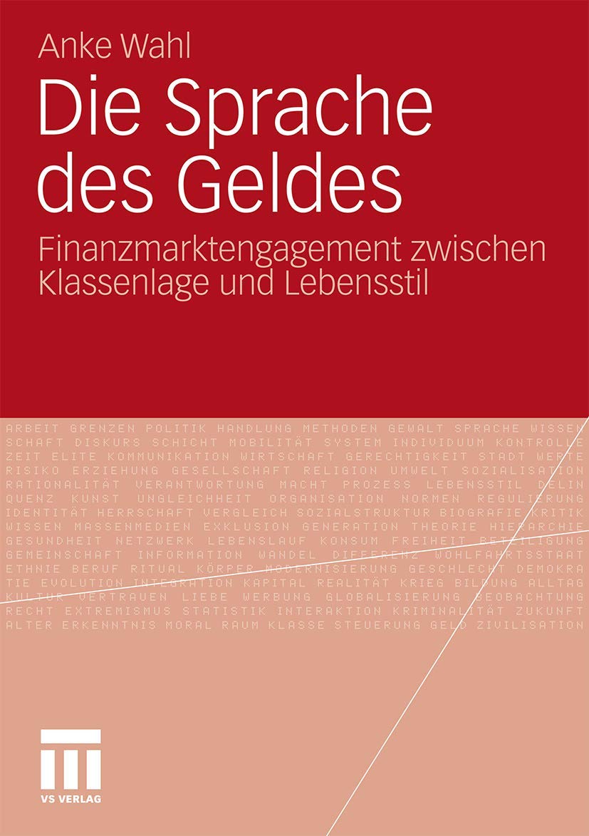 Die Sprache des Geldes Law Books