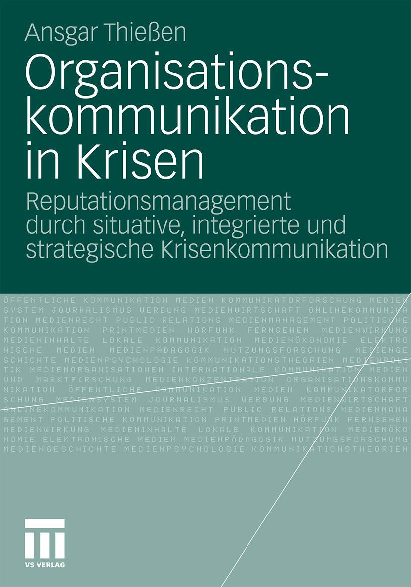 Organisationskommunikation in Krisen book