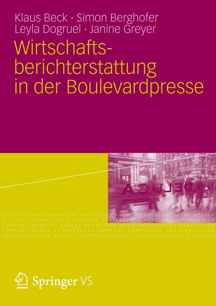 Wirtschaftsberichterstattung in der Boulevardpresse Law