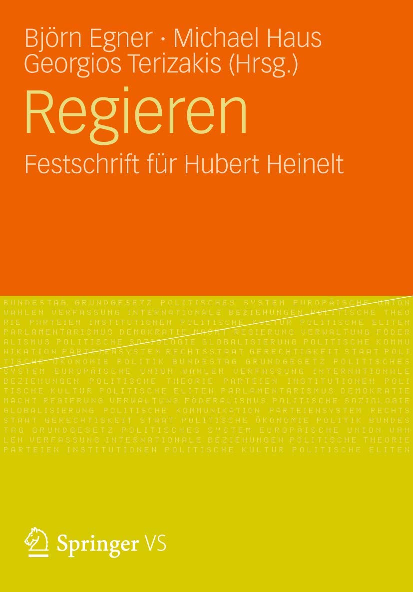 Regieren: Festschrift Fur Hubert Heinelt book