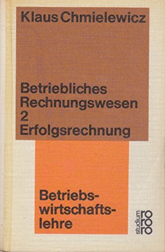 Betriebliches Rechnungswesen 2. Erfolgsrechnung. Social Sciences