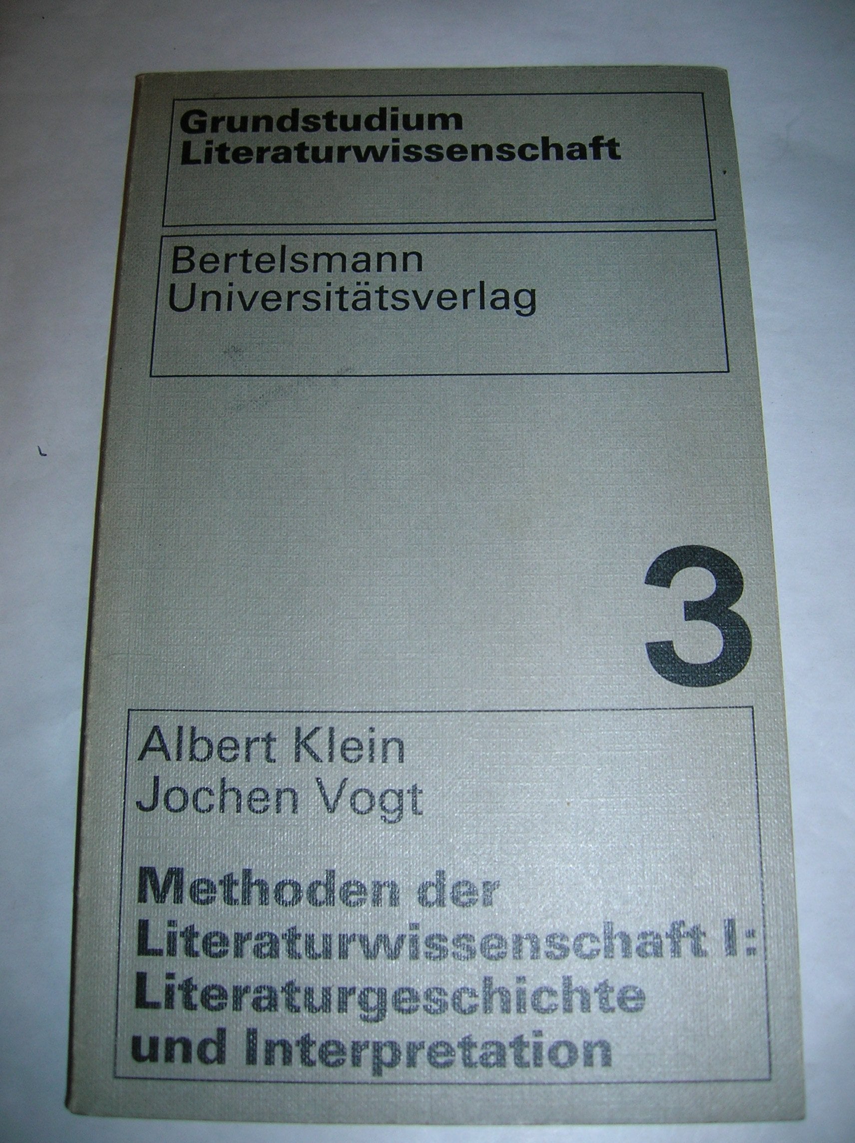 Methoden der Literaturwissenschaft. / Literaturgeschichte und Interpretation. Social Sciences
