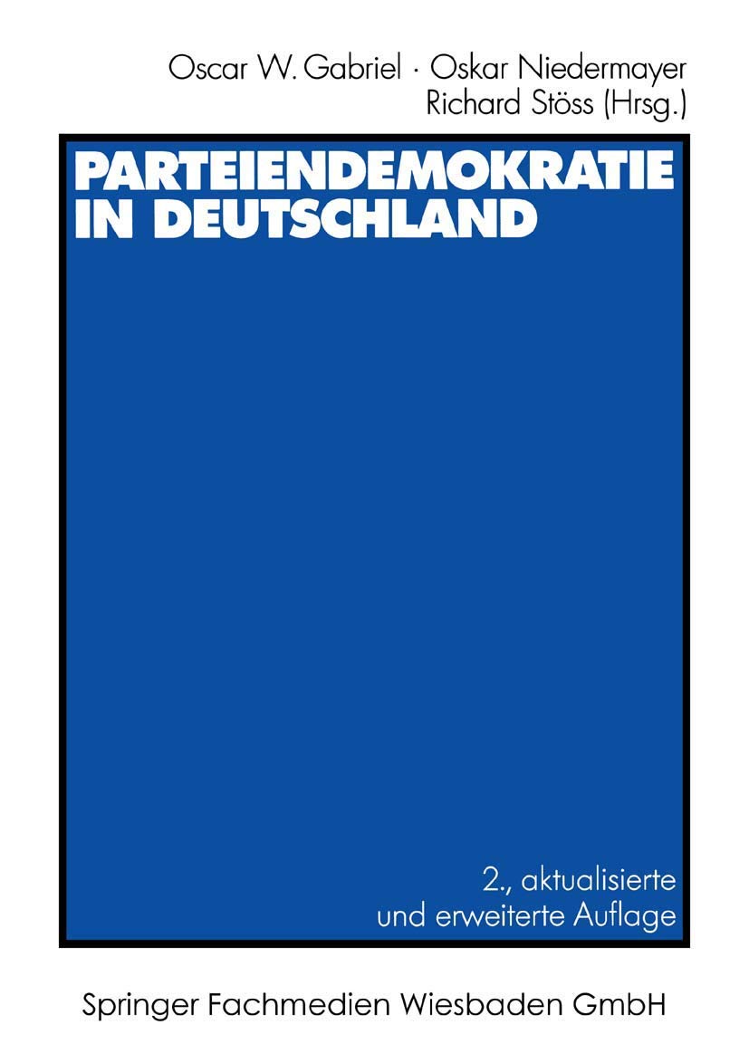 Parteiendemokratie in Deutschland Law