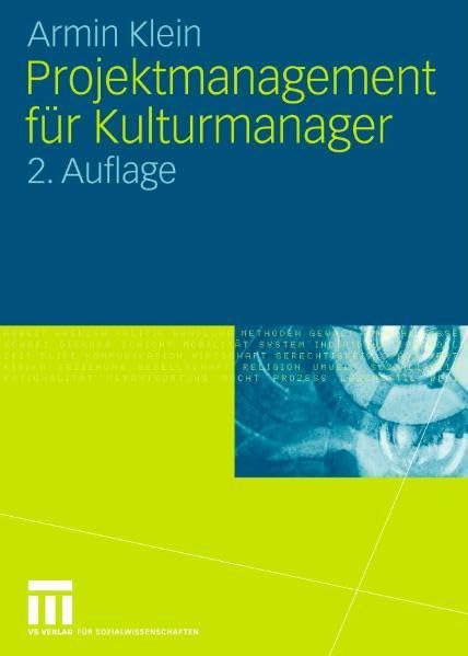 Projektmanagement für Kulturmanager Law