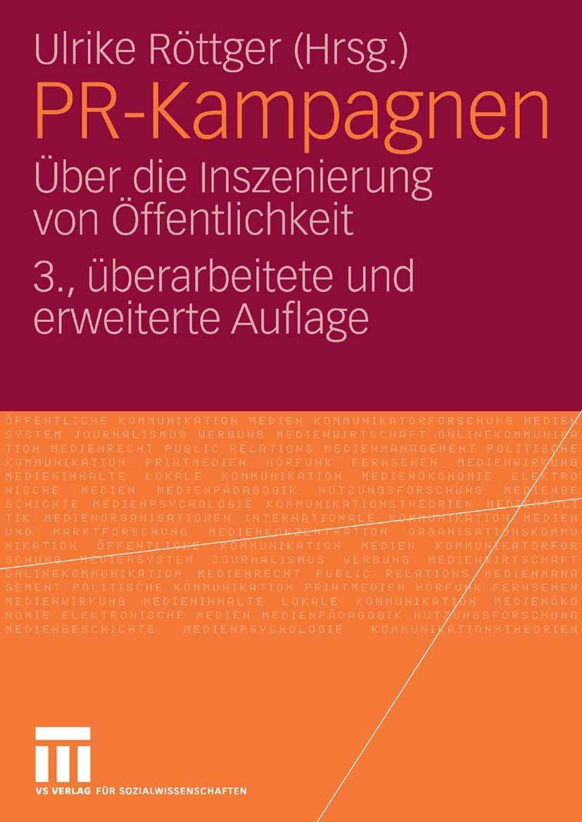 PR-Kampagnen: Über die Inszenierung von Öffentlichkeit Law