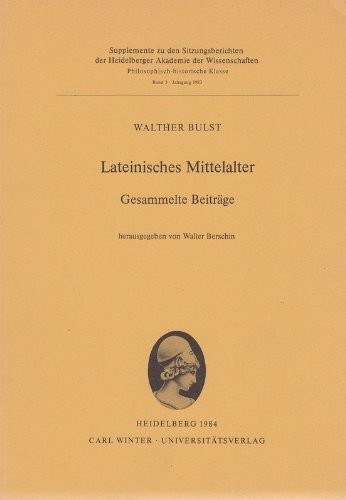 Lateinisches Mittelalter. Gesammelte Beiträge. (1983/3) Books